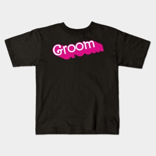 Groom Barbie logo Kids T-Shirt